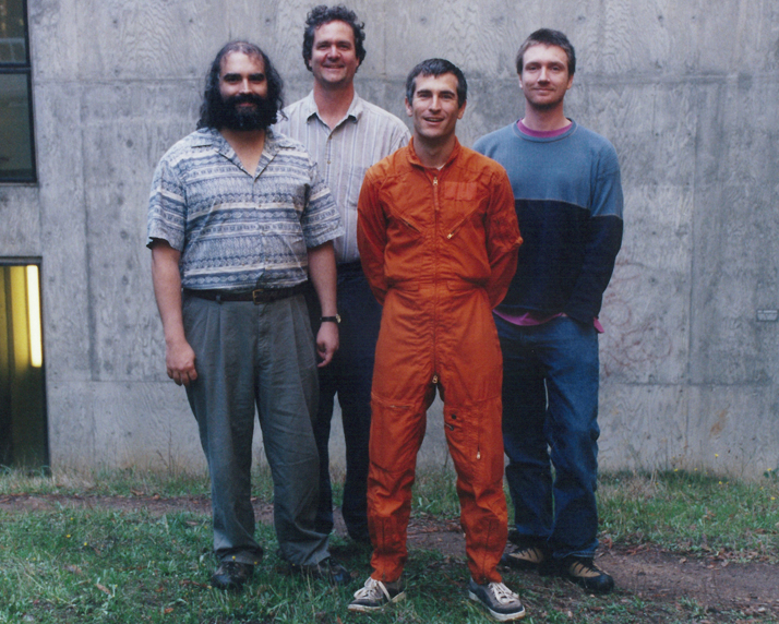 Jim, David, Patrick, and Scot at UCSC.